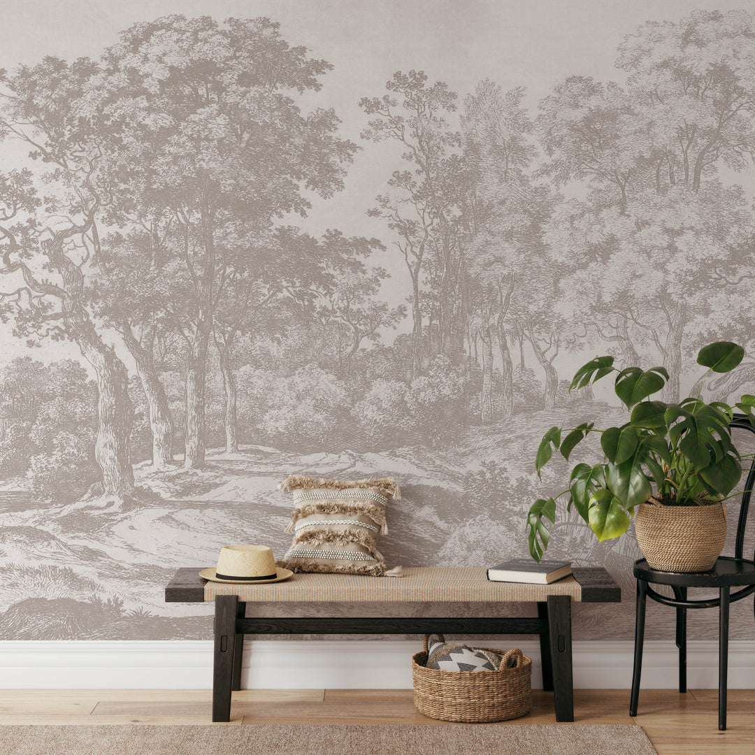 Vintage Forest Tapestry Wall Mural