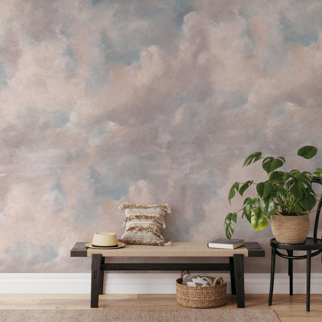 Sweet Dusk Clouds Wallpaper Mural