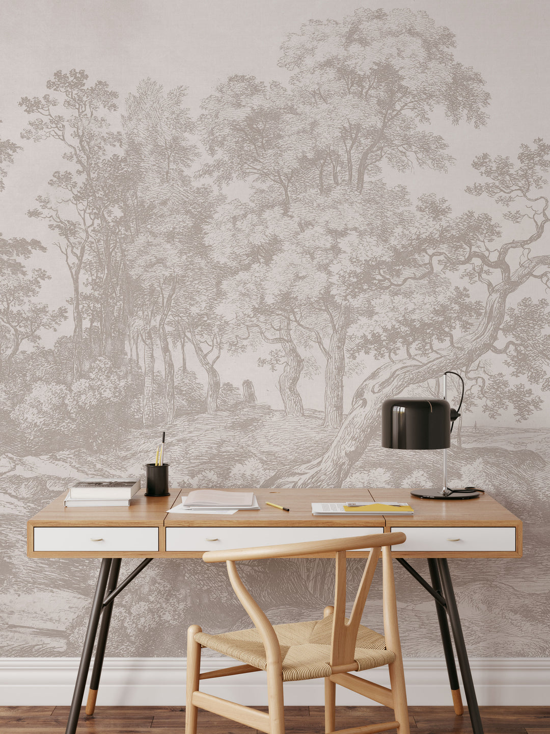 Vintage Forest Tapestry Wall Mural