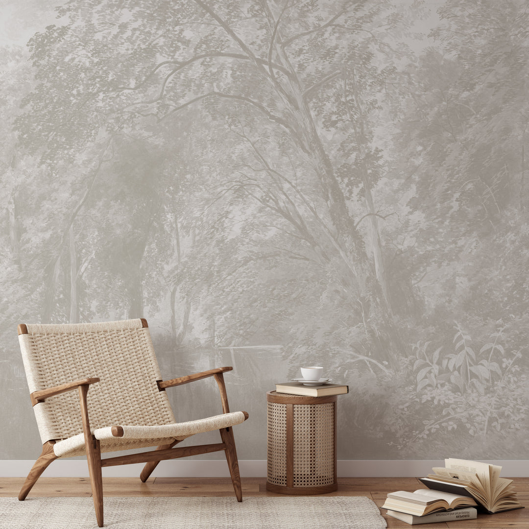 Light Wildwood Reverie Wallpaper Mural