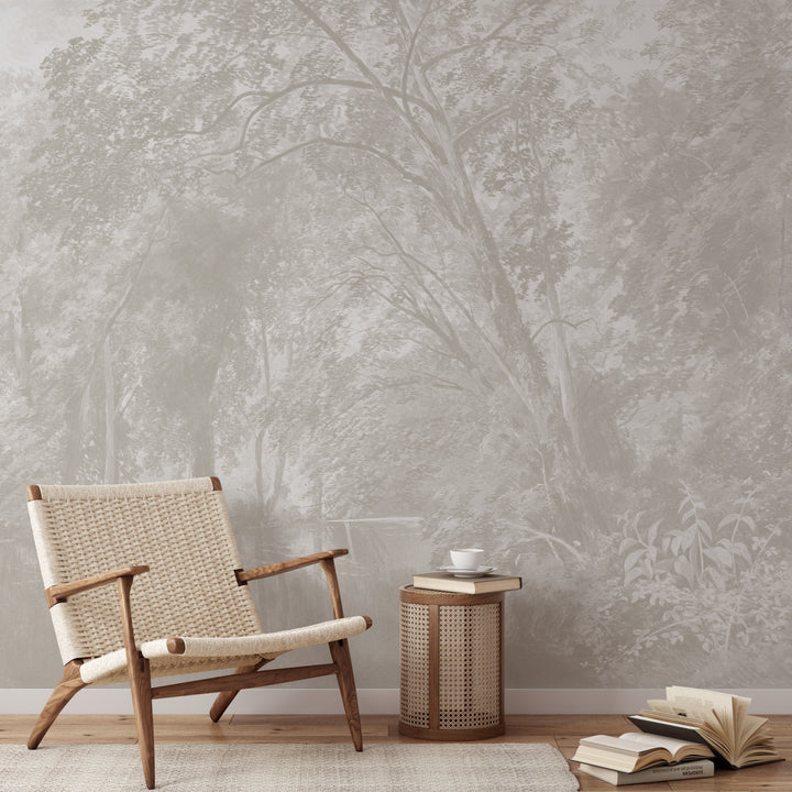 Light Wildwood Reverie Wallpaper Mural