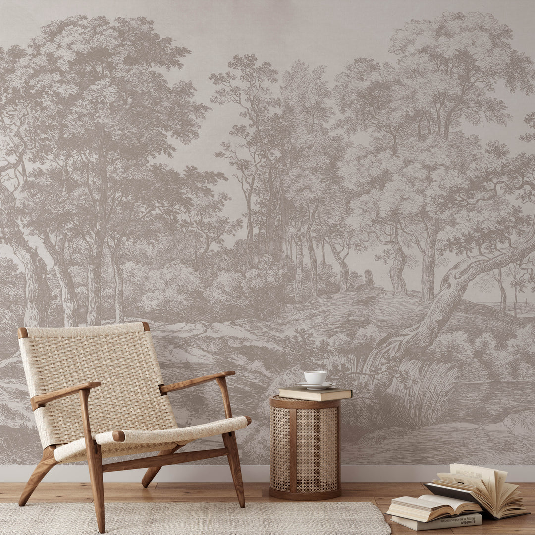 Vintage Forest Tapestry Wall Mural