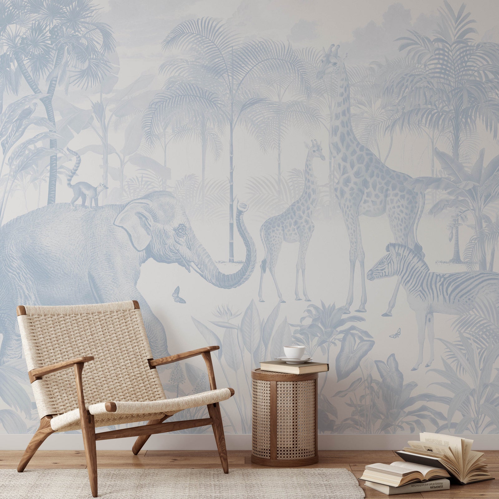 Vintage Safari Wallpaper Mural