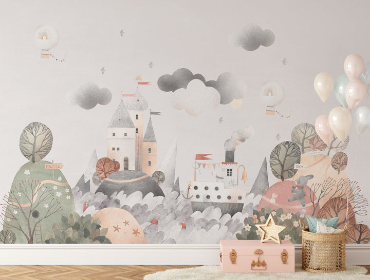 Fairy Tale Castle Wallpaper Mural