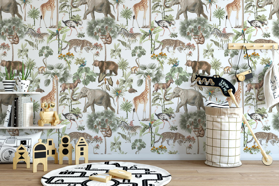 Vintage and Wild Mural in Full Color
