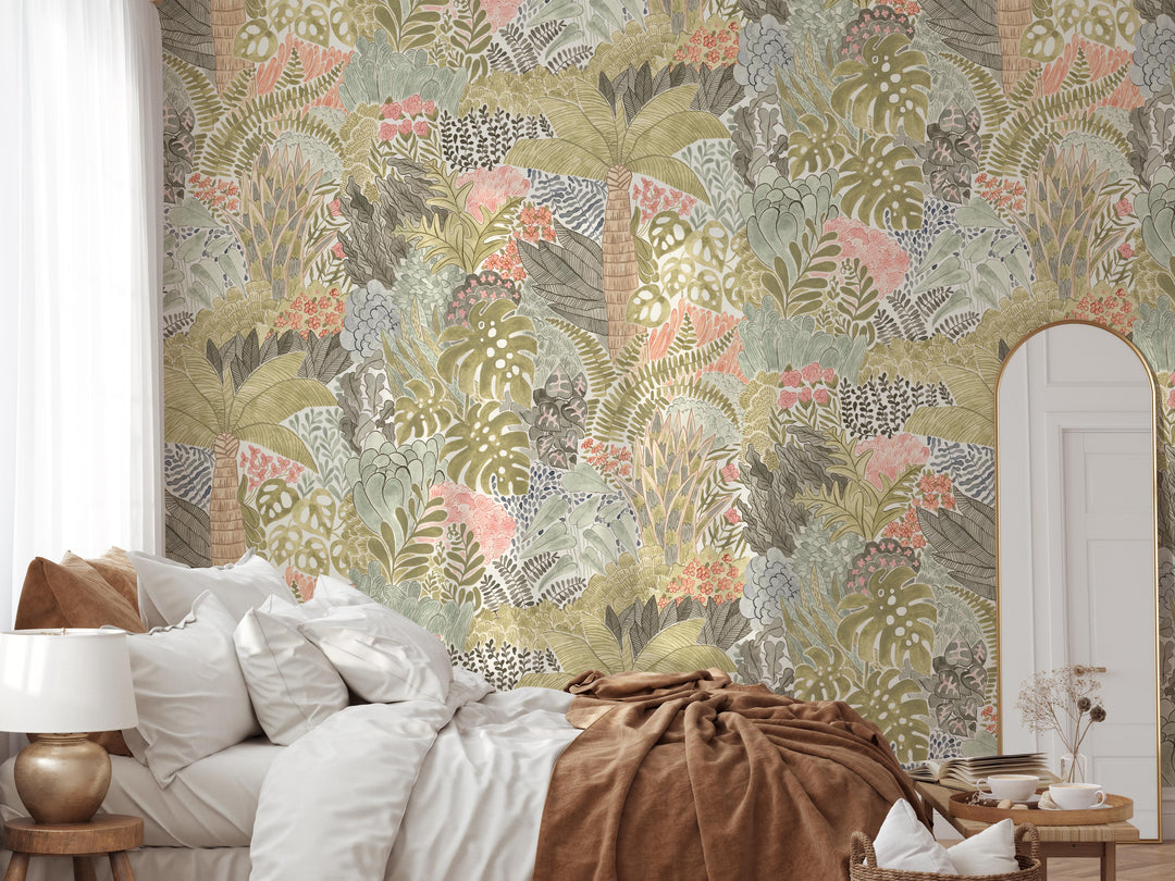 Magic Tropical Jungle Wallpaper Mural