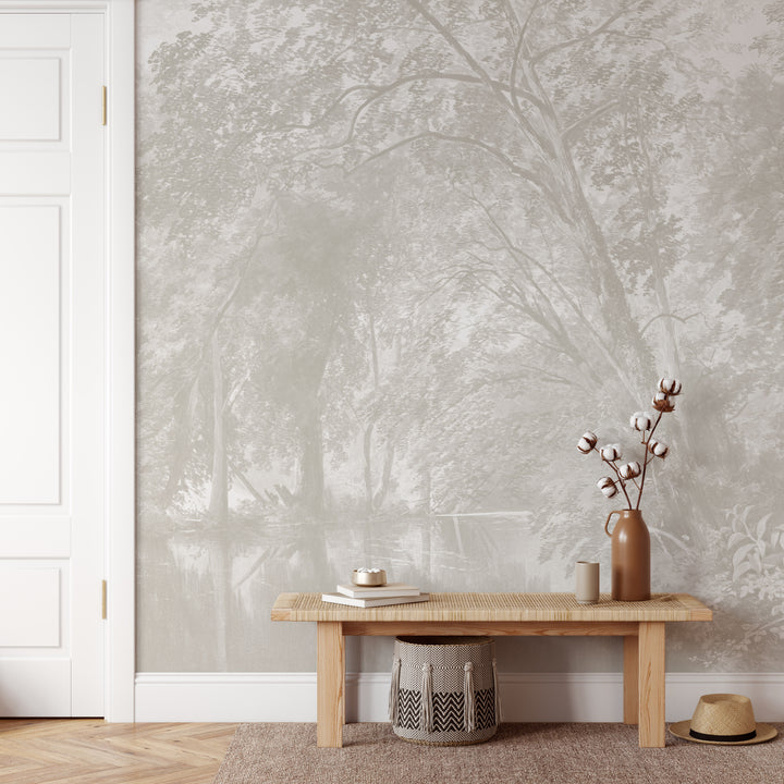 Light Wildwood Reverie Wallpaper Mural