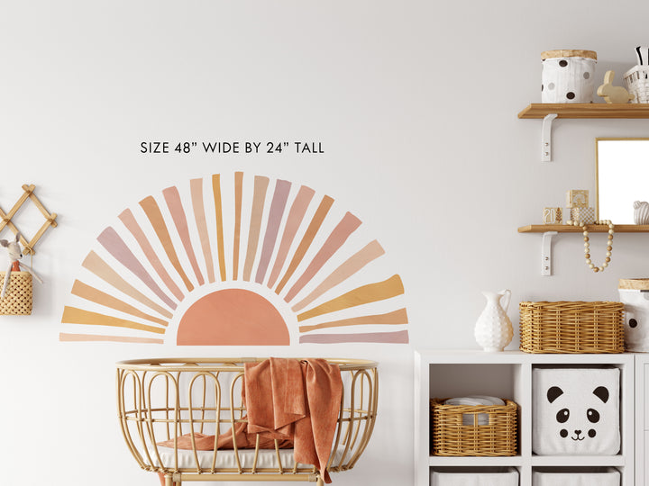 Boho Sun Decal