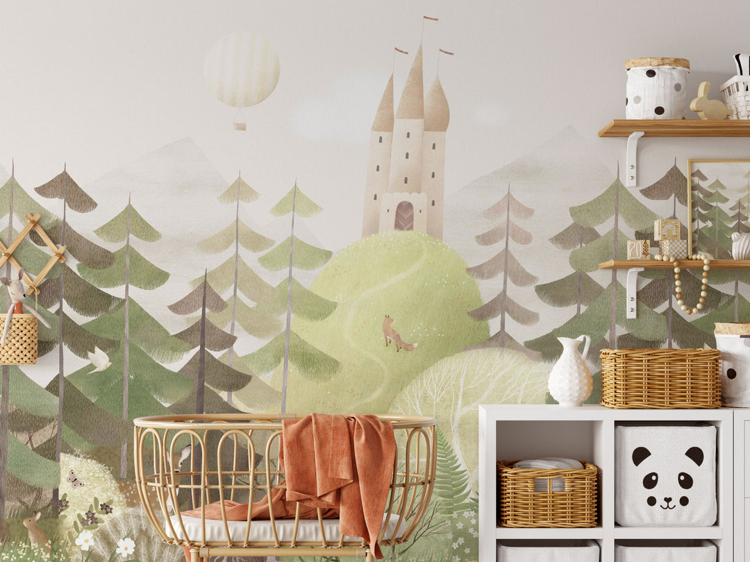 Scandinavian Castle Mural
