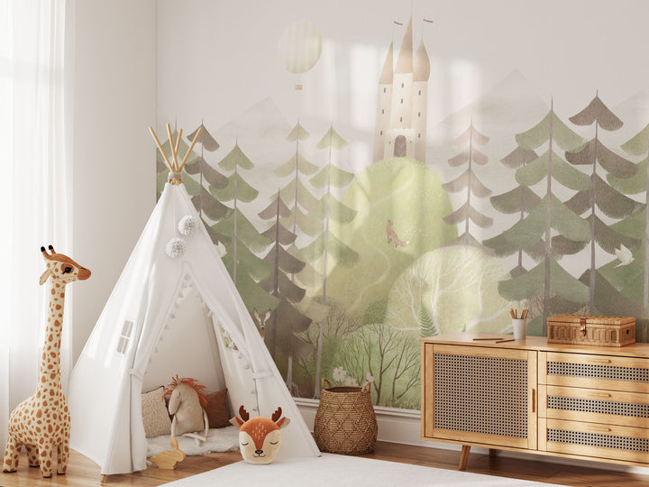 Scandinavian Castle Mural