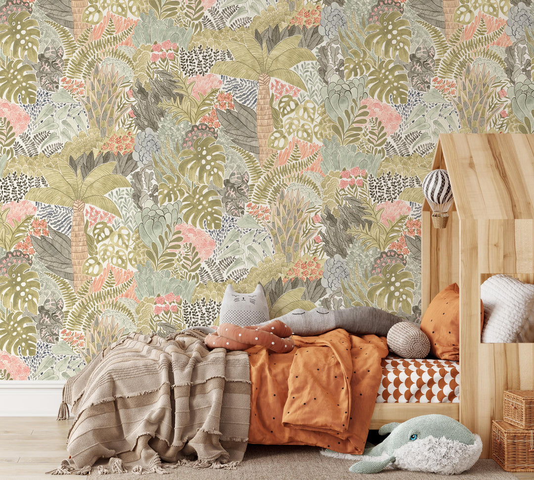 Magic Tropical Jungle Wallpaper Mural