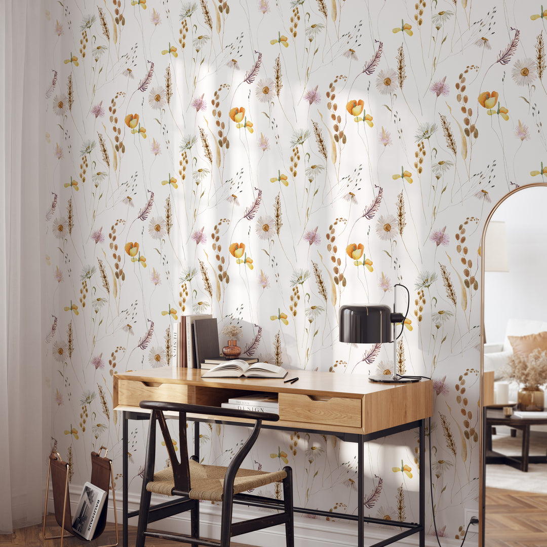 Floral Boho Wallpaper