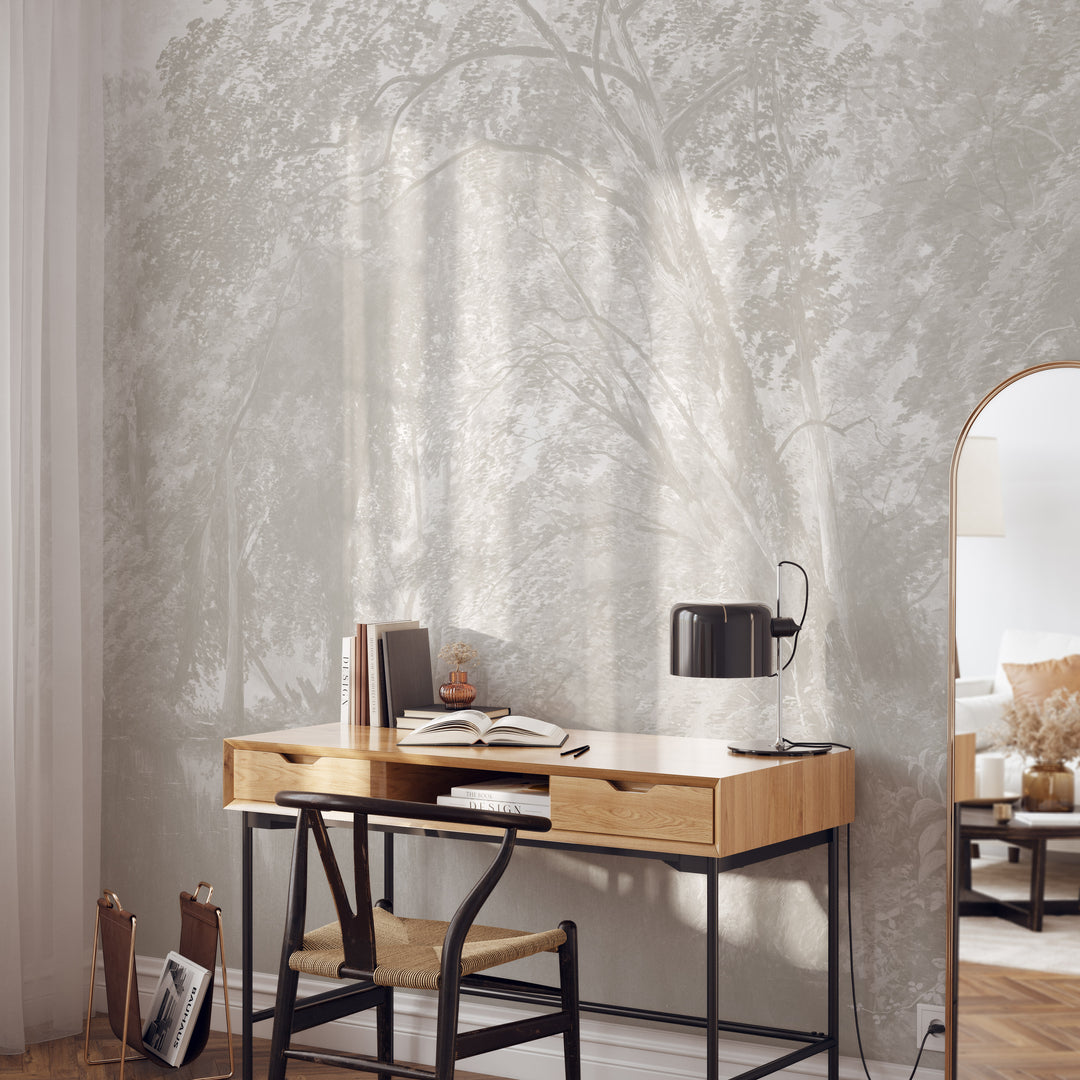 Light Wildwood Reverie Wallpaper Mural