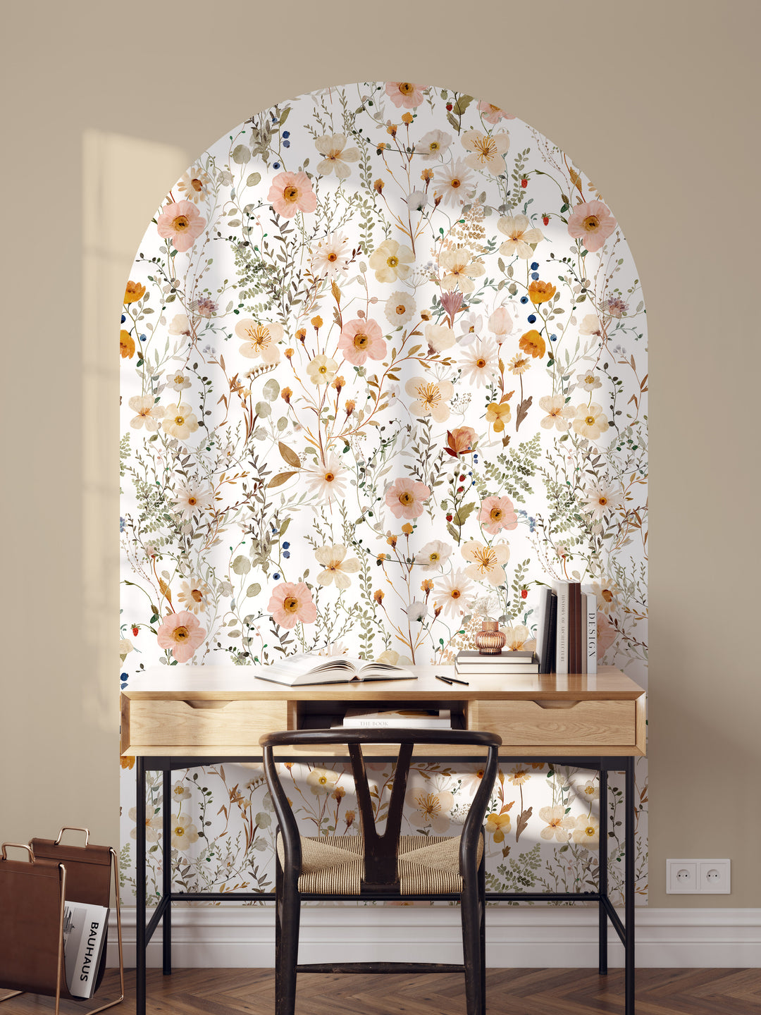 Avery Floral Arch Wall Decal