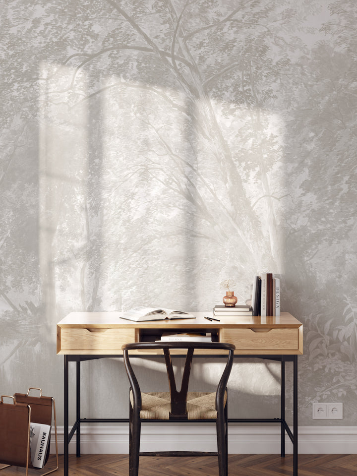 Light Wildwood Reverie Wallpaper Mural
