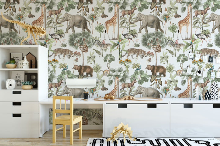Vintage and Wild Mural in Full Color