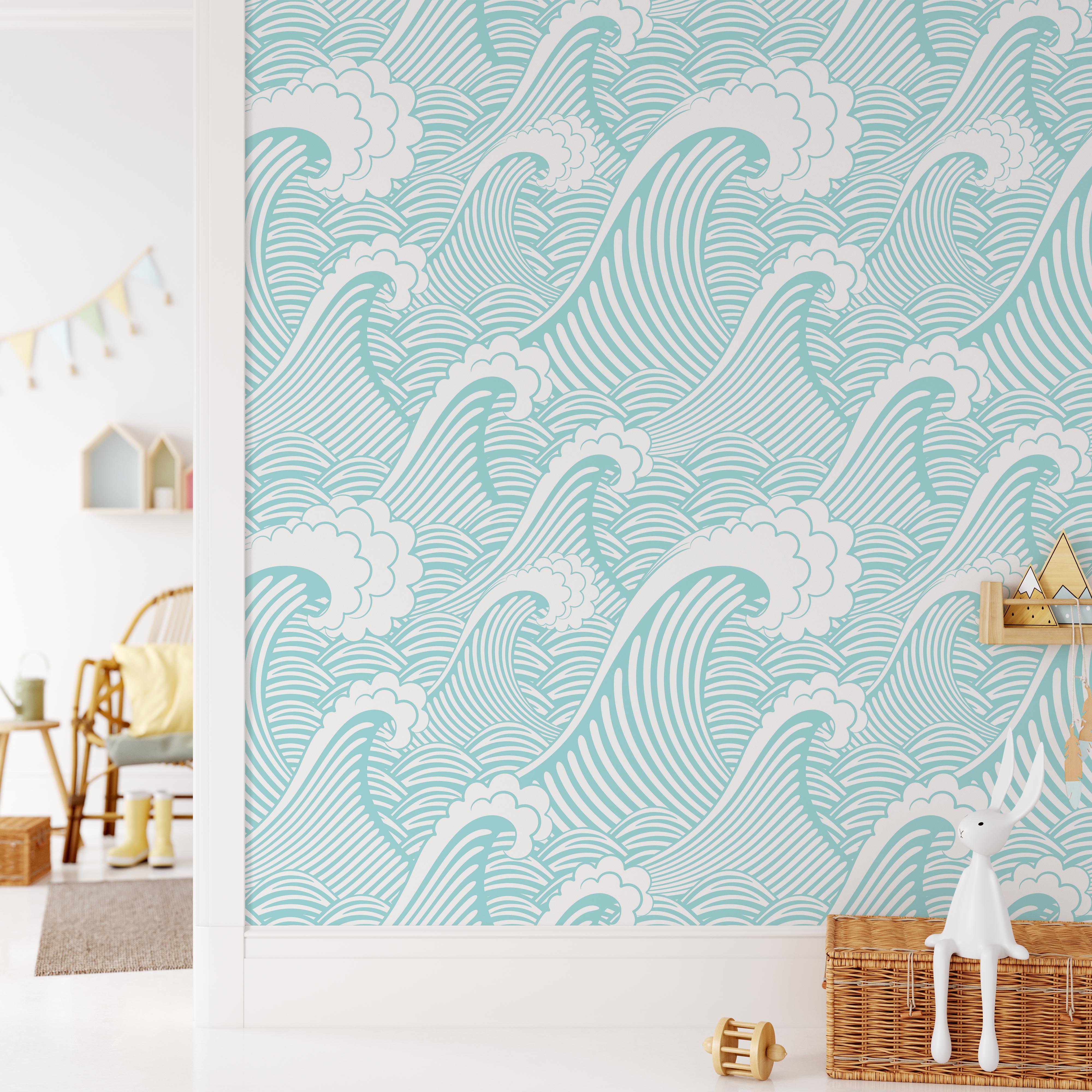 Ocean Waves Mural – Koko Art Shop