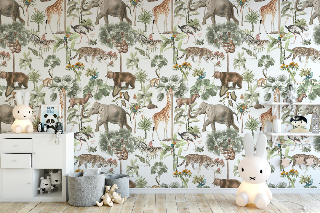 Vintage and Wild Mural in Full Color