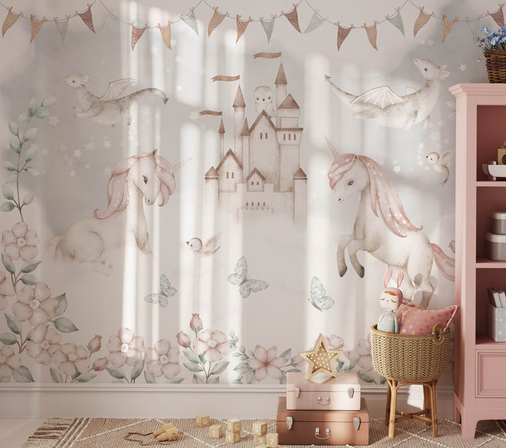 Unicorns and Dragons Mural