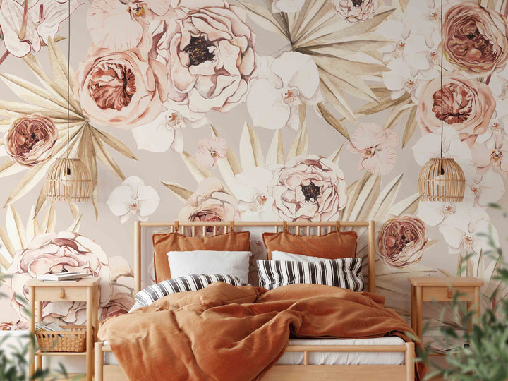 Mural bohemio romántico