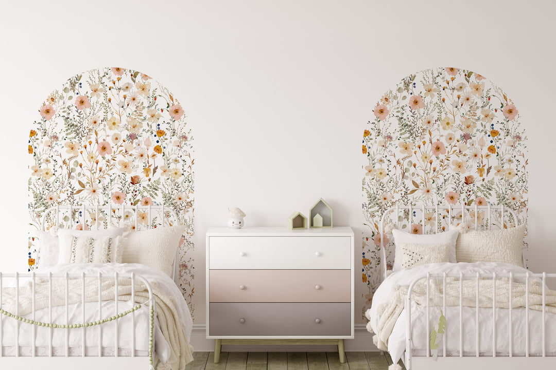 Avery Floral Arch Wall Decal