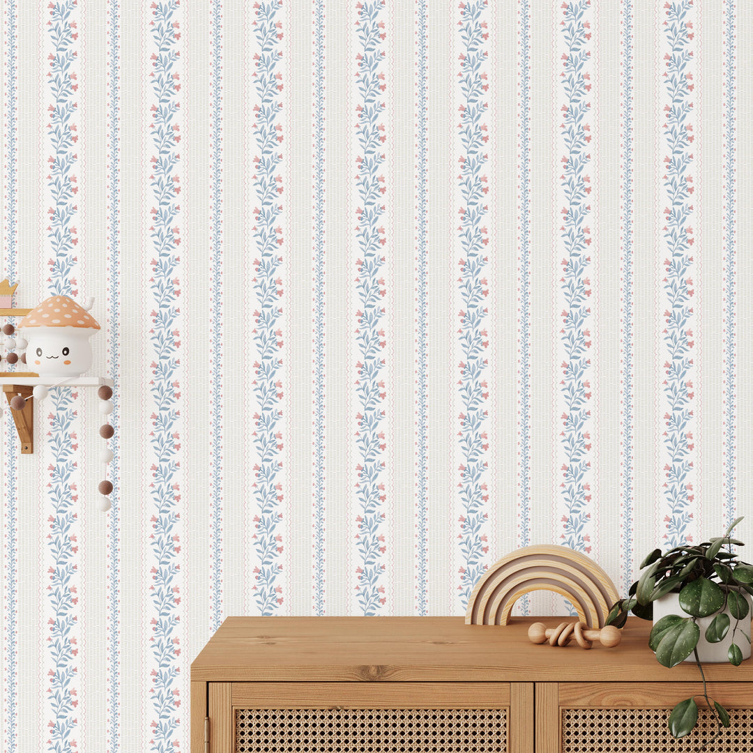 Dainty Floral Rhyme Wallpaper