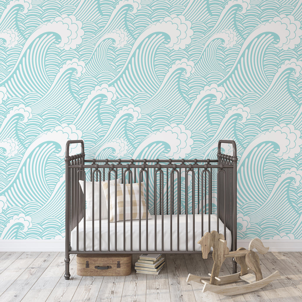 Ocean Waves Mural – Koko Art Shop