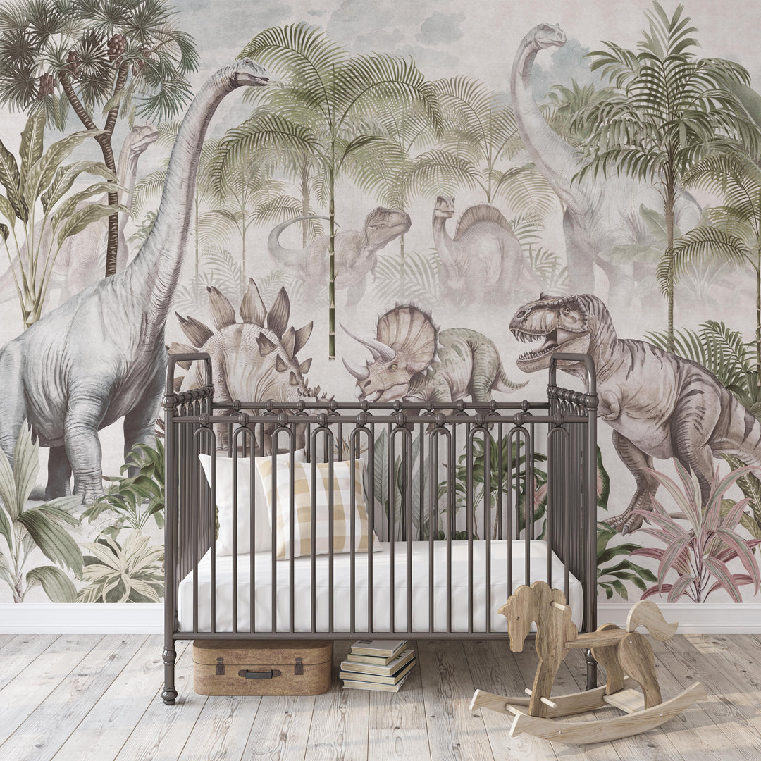 Prehistoric Safari Wallpaper Mural