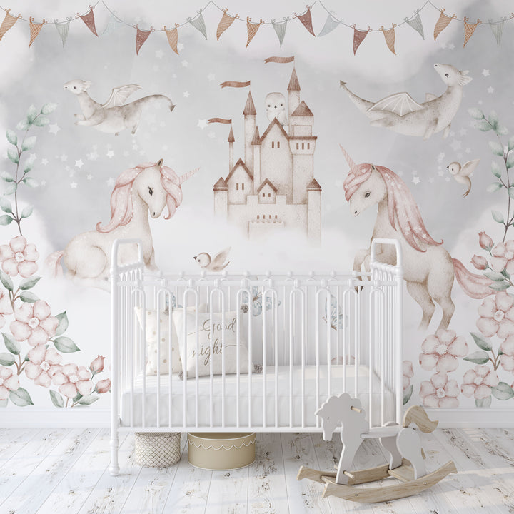Unicorns and Dragons Mural