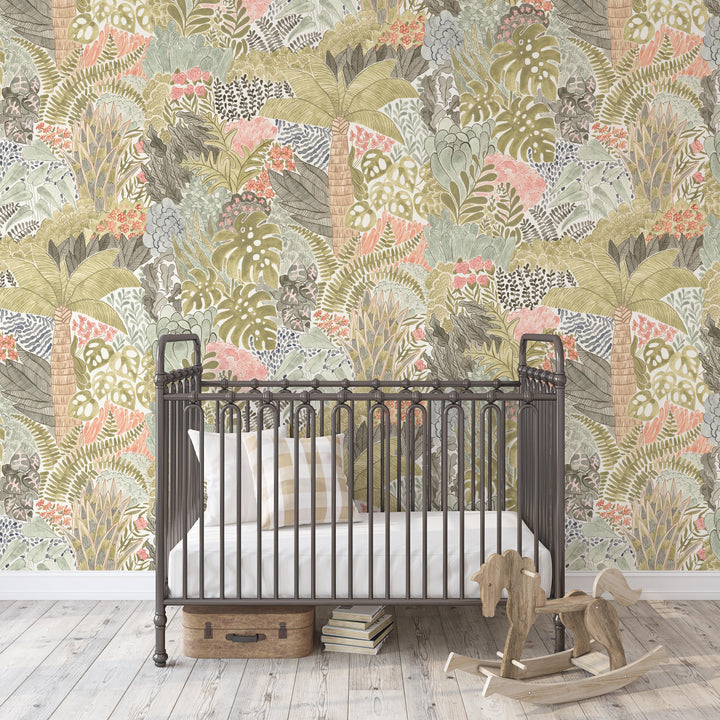 Magic Tropical Jungle Wallpaper Mural