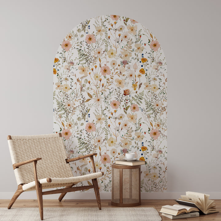 Avery Floral Arch Wall Decal