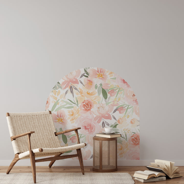 Calcomanía de pared con arco de jardín Sunshine