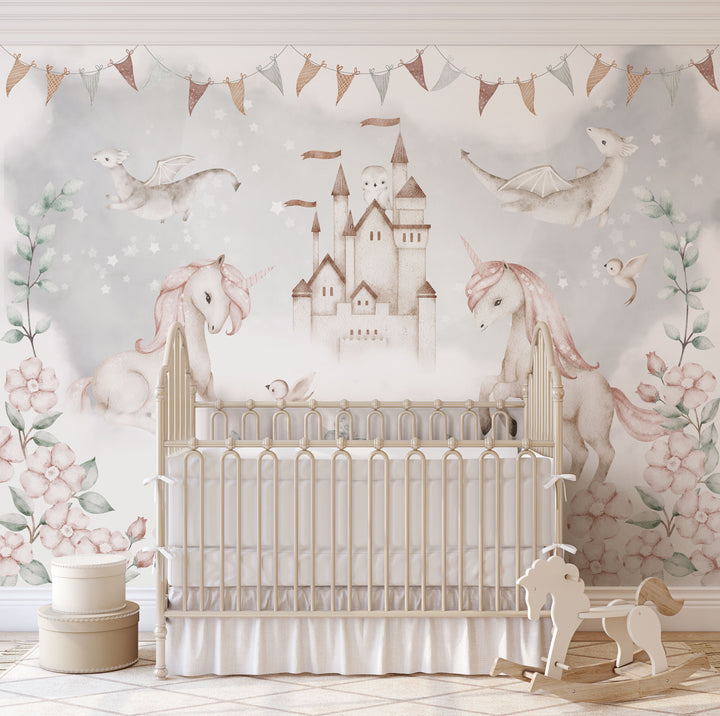 Unicorns and Dragons Mural