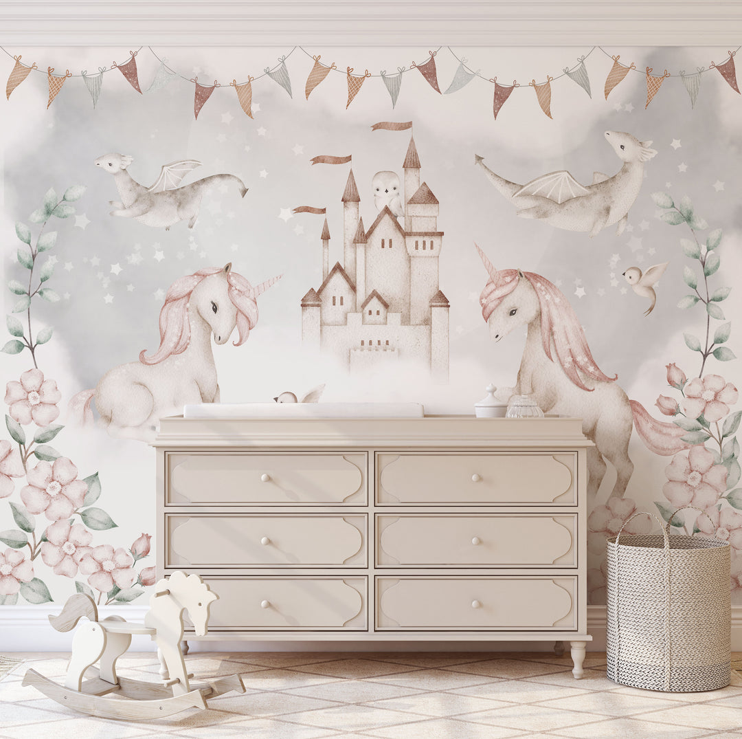 Unicorns and Dragons Mural