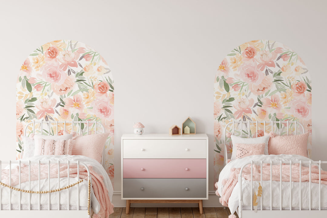 Calcomanía de pared con arco de jardín Sunshine