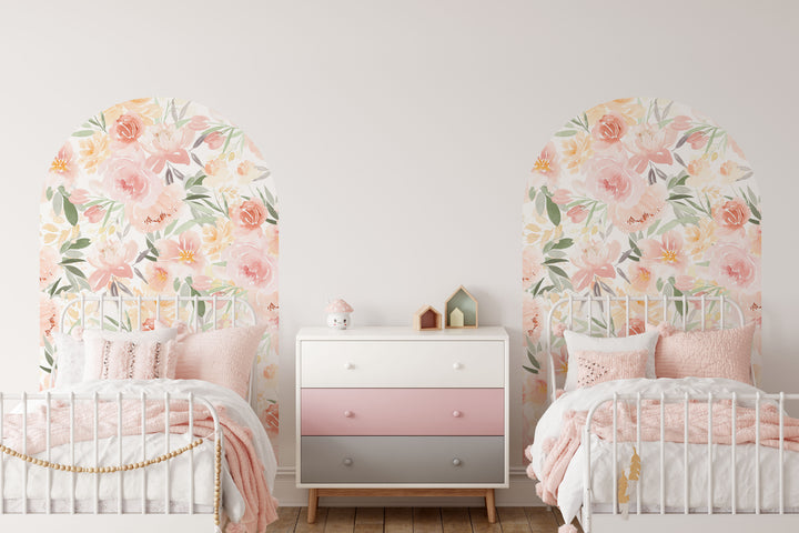 Calcomanía de pared con arco de jardín Sunshine