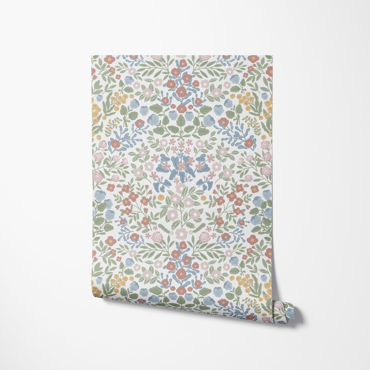 Countryside Dainty Garden Wallpaper