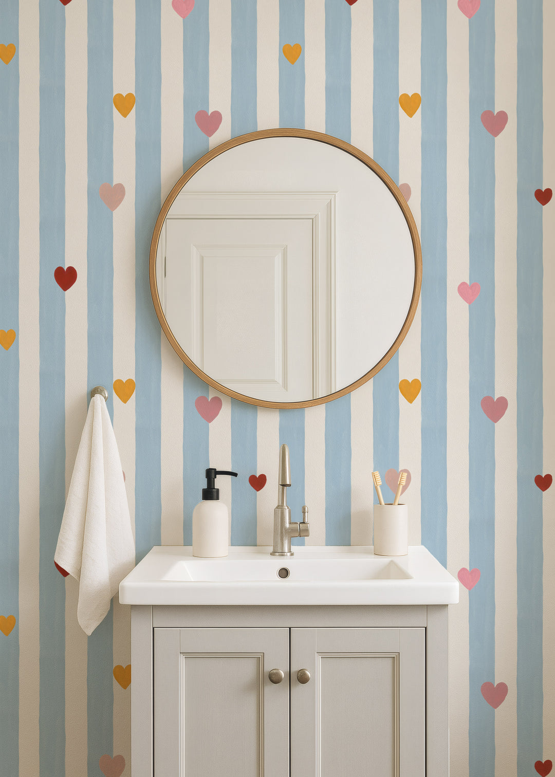Terrazo suave y romántico