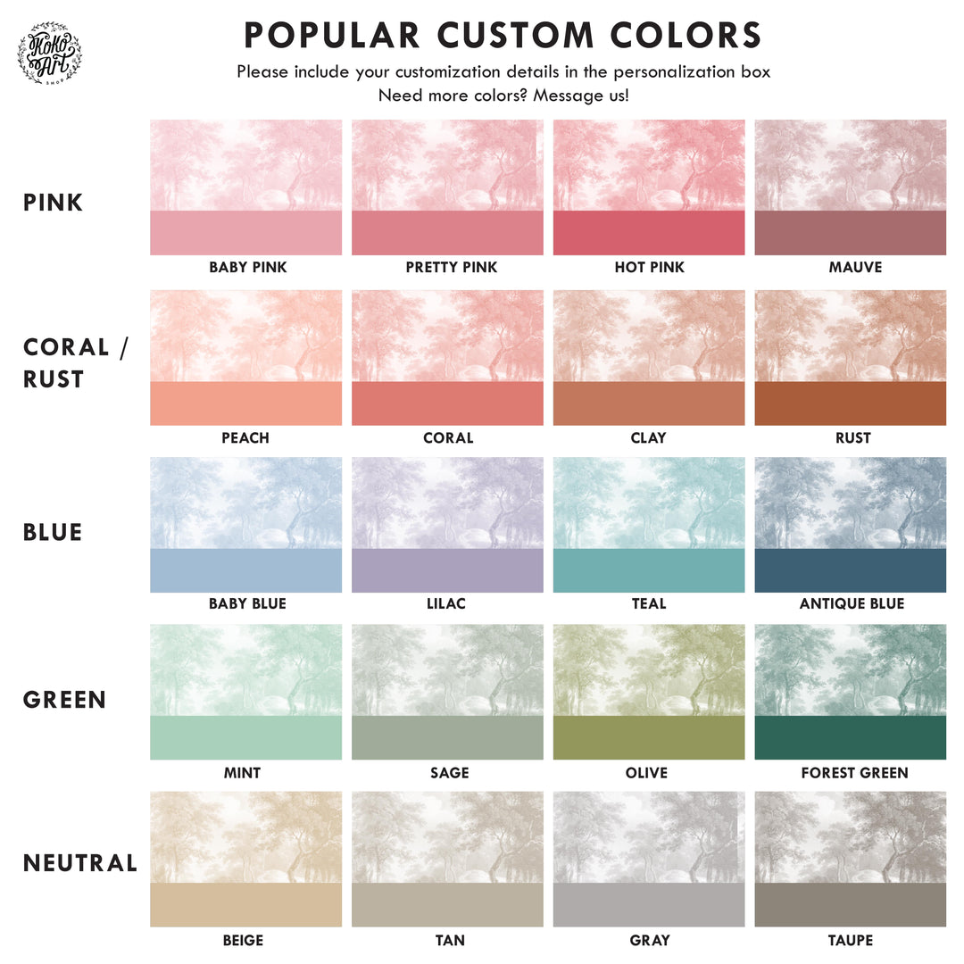 Light Antique Woodland Trail Mural