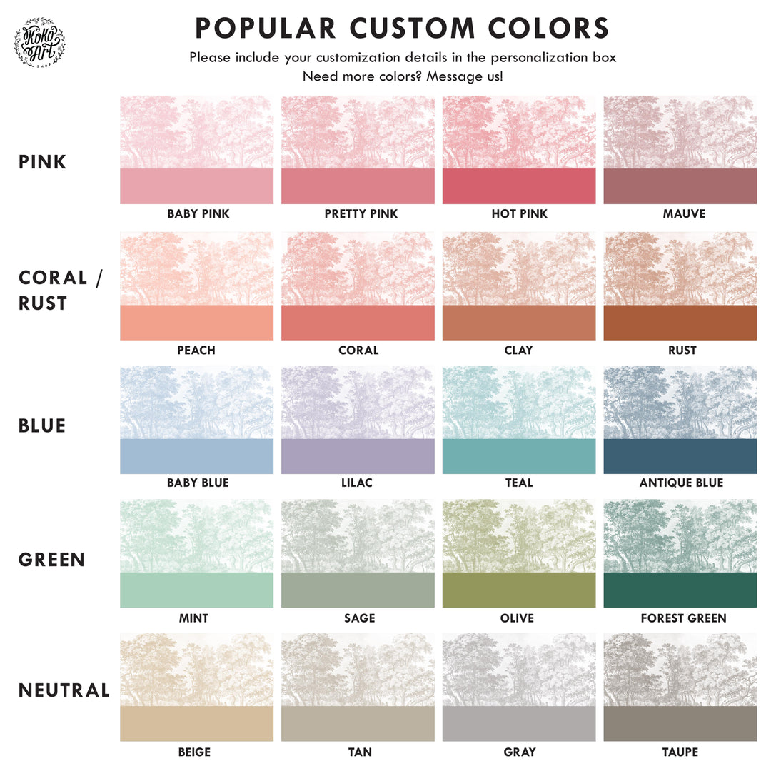 Vintage Forest Tapestry Wall Mural