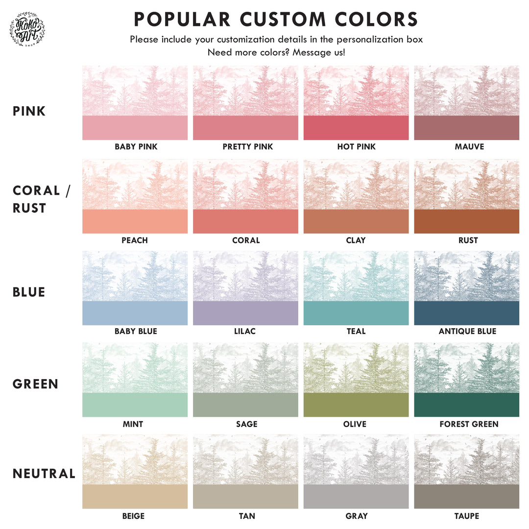 Blush Silent Canopy Mural