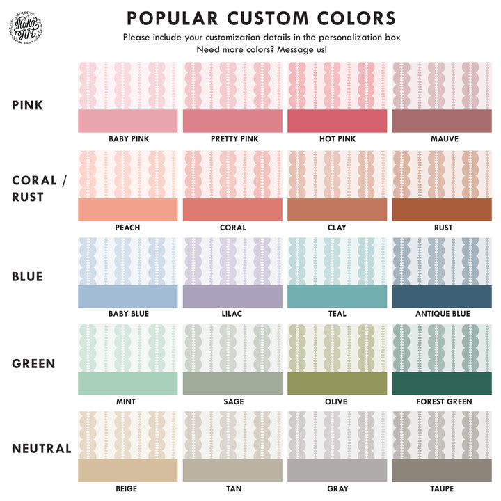 Pebble Column Stripe and Ribbon Wallpaper - Nude, Blue, Sage on Cream