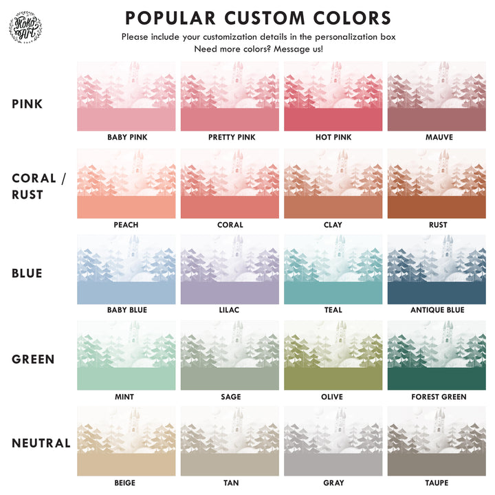 Scandinavian Castle Mural