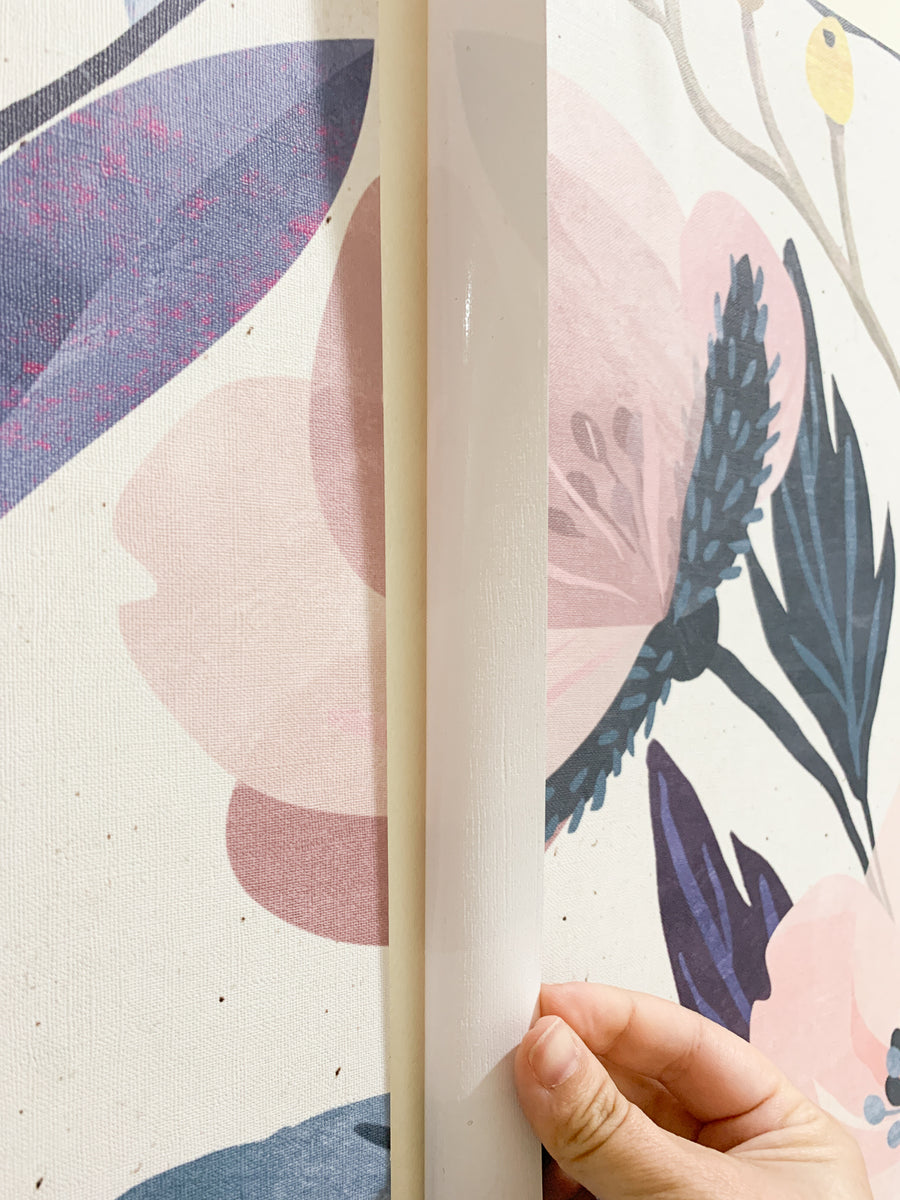 How to repair peel and stick wallpaper falling off the wall Koko Art Shop