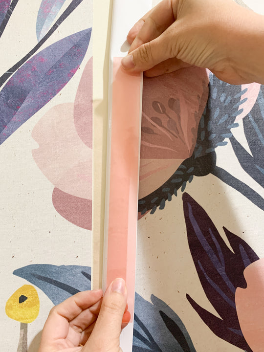 How to repair peel and stick wallpaper falling off the wall Koko Art Shop