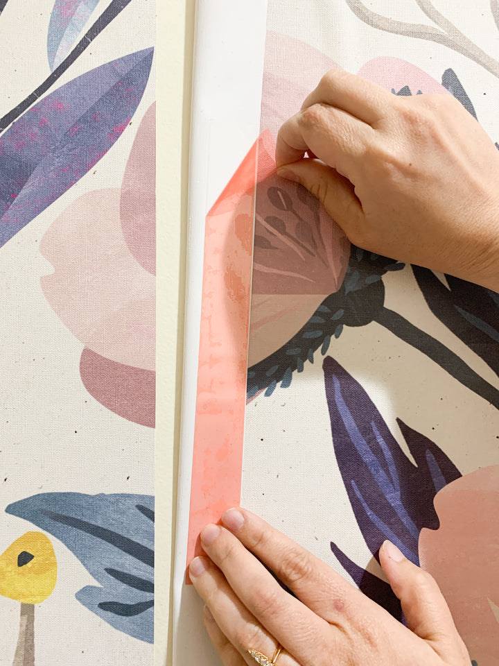 How to repair peel and stick wallpaper falling off the wall Koko Art Shop