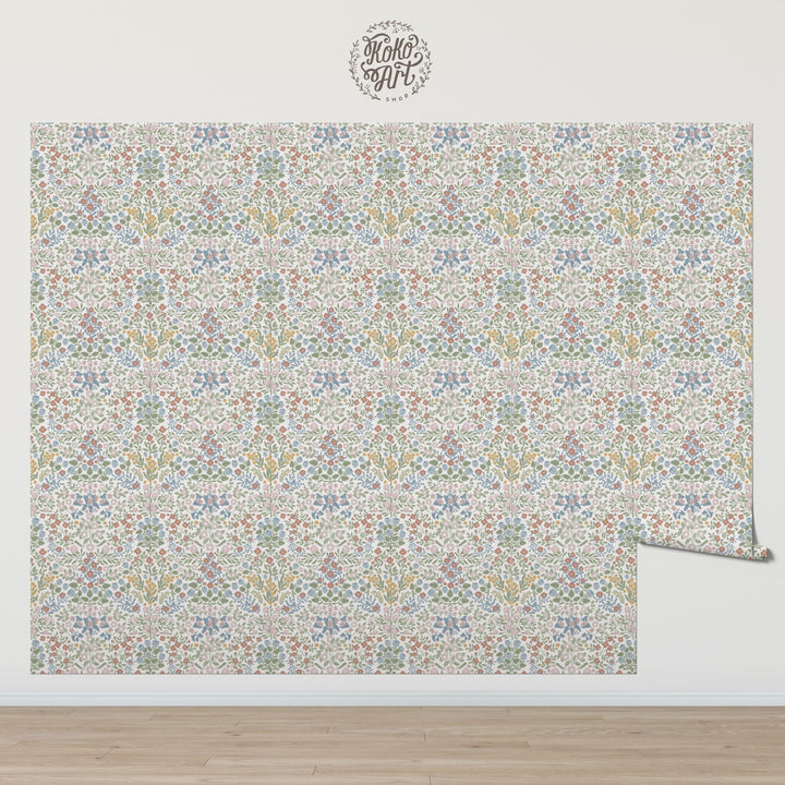 Countryside Dainty Garden Wallpaper