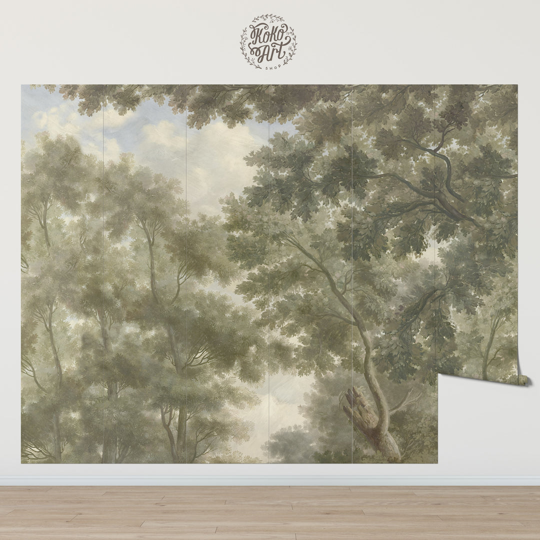 The Vintage Foliage Mural