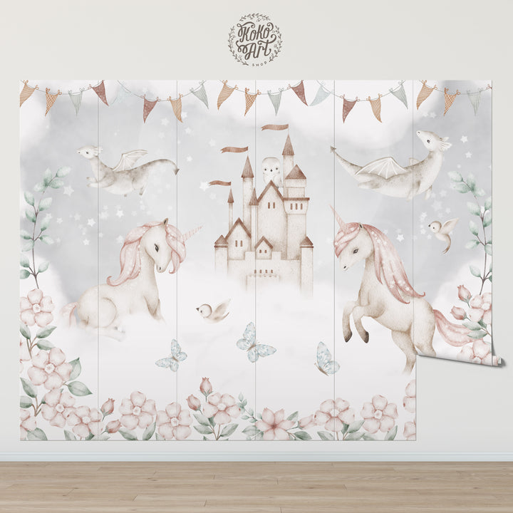 Unicorns and Dragons Mural