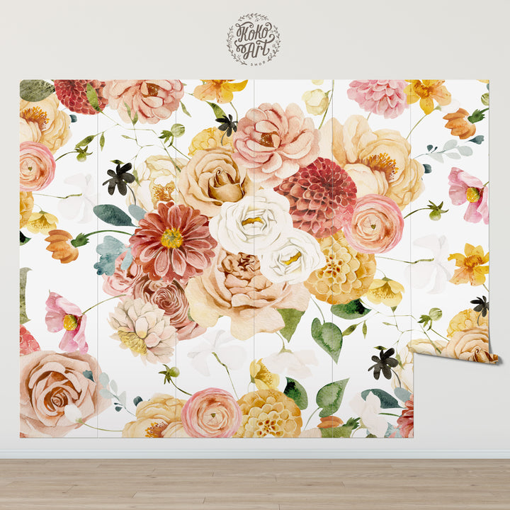 Blushing Spring Mural